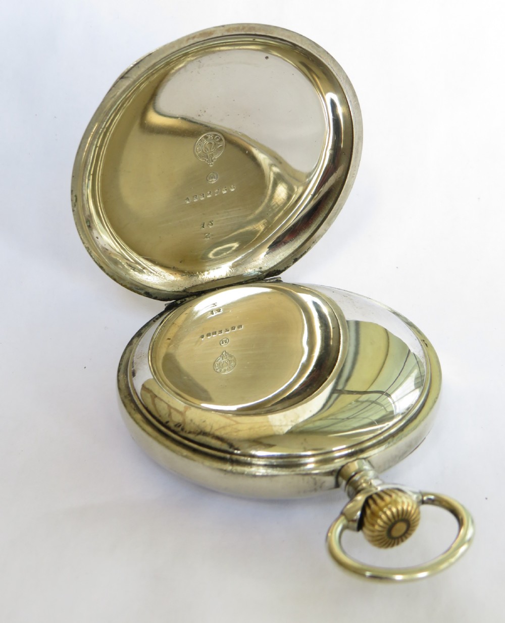 Antique Omega pocket watch, c1910s View III