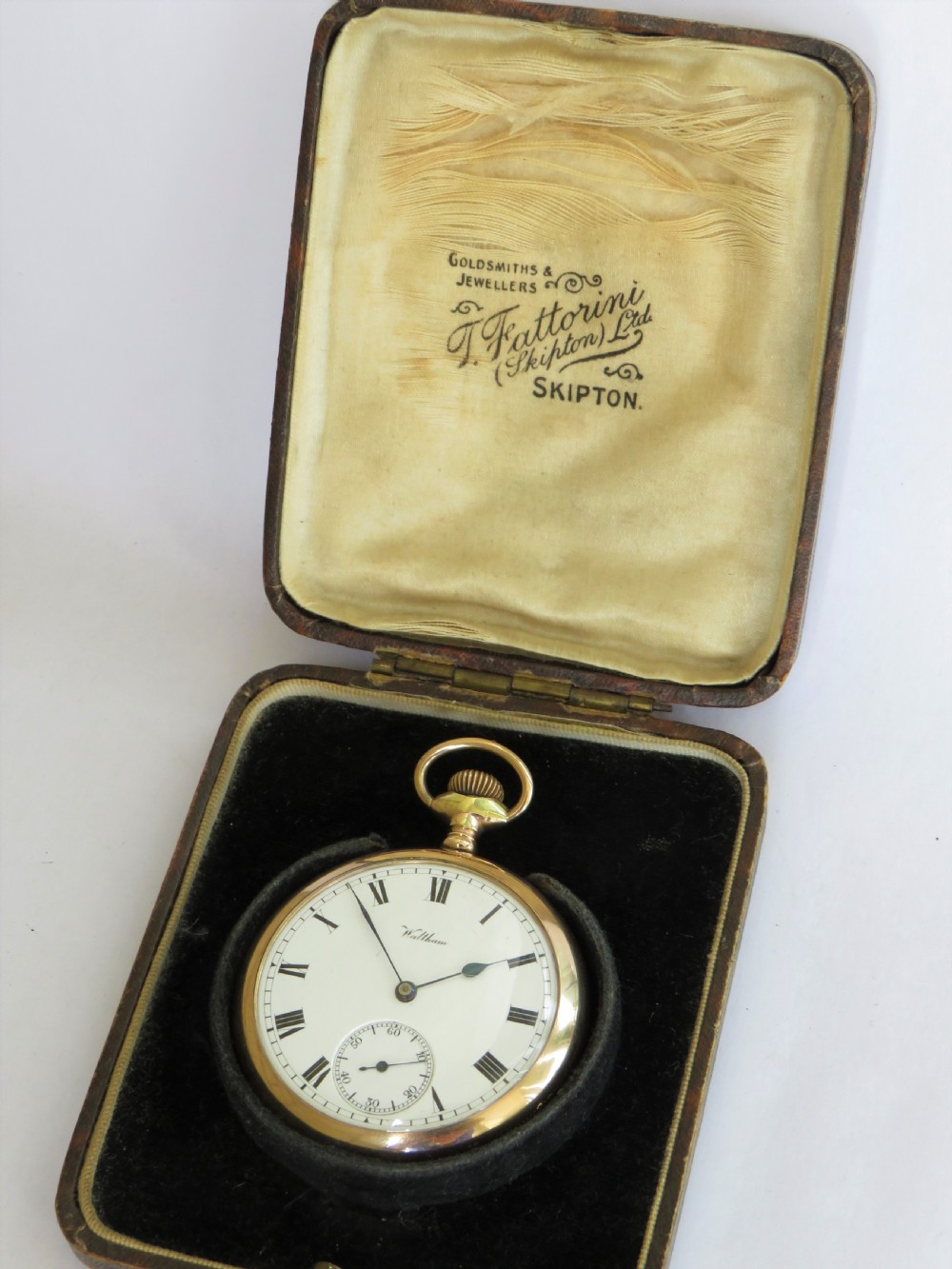 1907 Waltham Vanguard railroad grade pocket watch View III