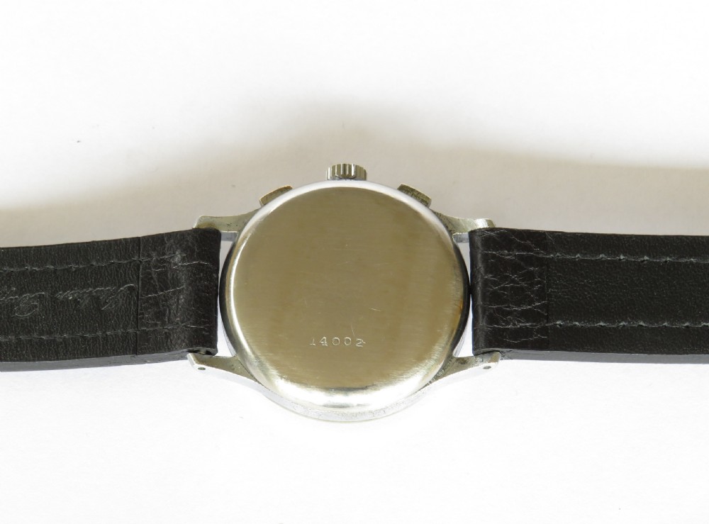 Gents 1940s Record chronograph wrist watch View IV