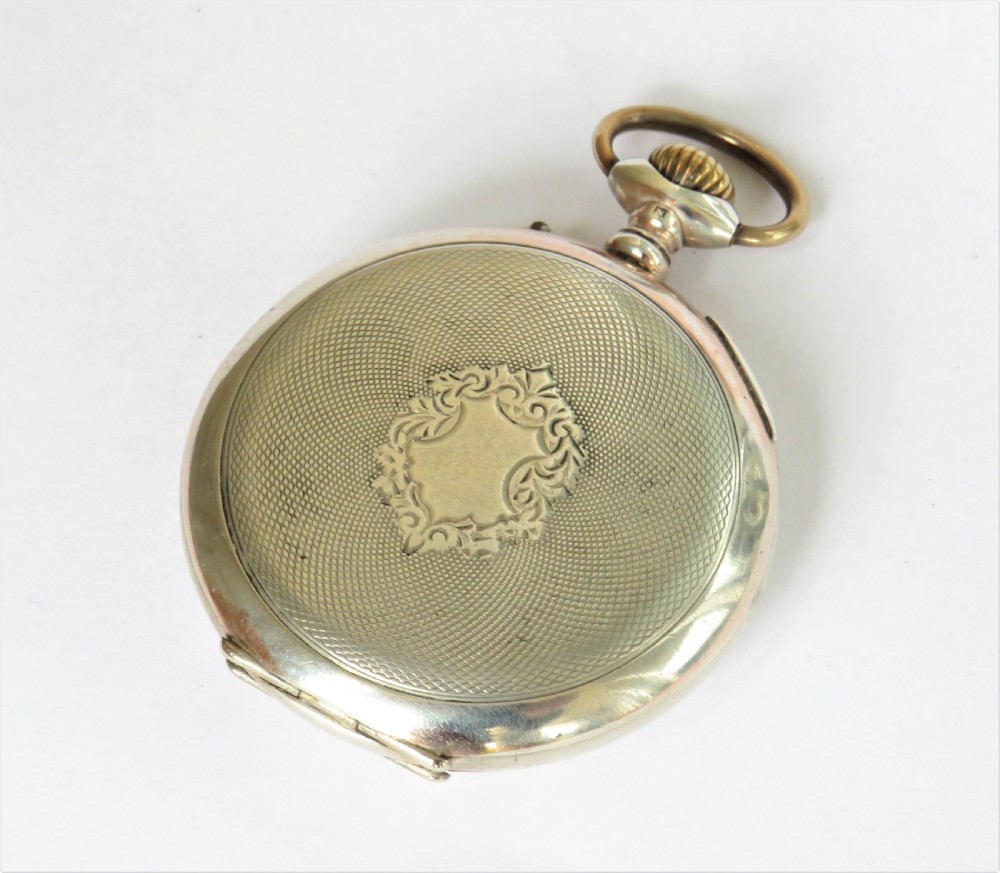 Antique silver Essor pocket watch View IV
