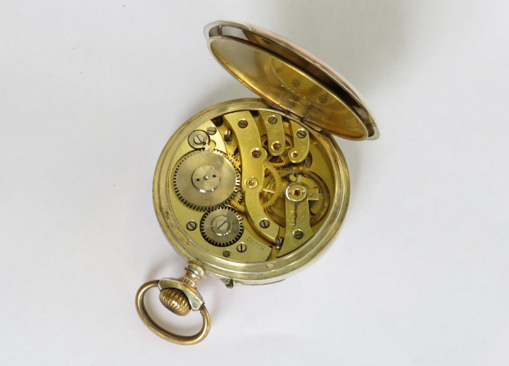 Antique silver Essor pocket watch View V