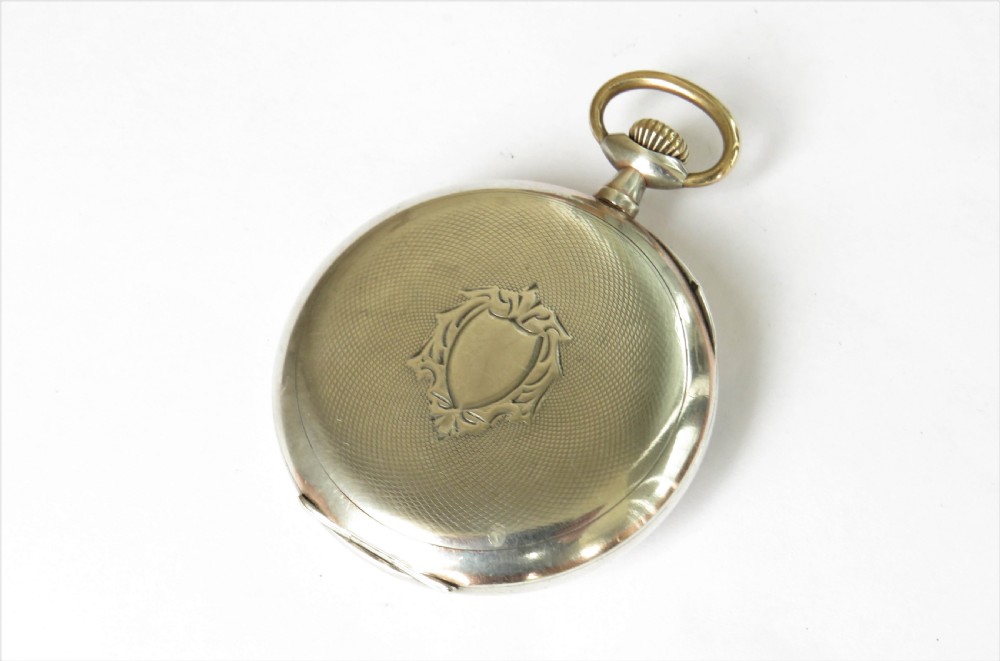 Antique Swiss silver pocket watch View III
