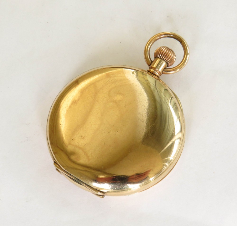 Antique Waltham Ensign full hunter pocket watch View IV
