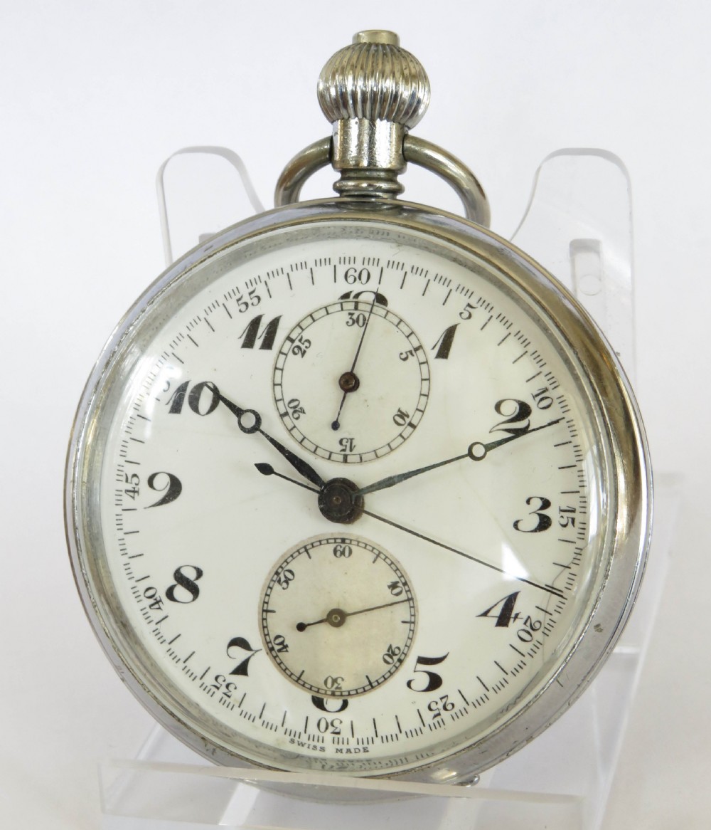1930s Valjoux 61 chronograph pocket watch