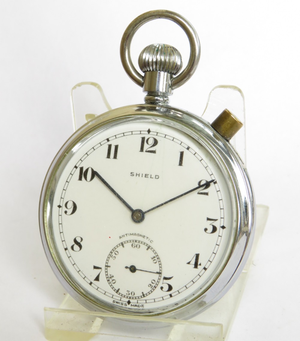 1940s Shield time trials ‘Richmond Timer’ pocket watch