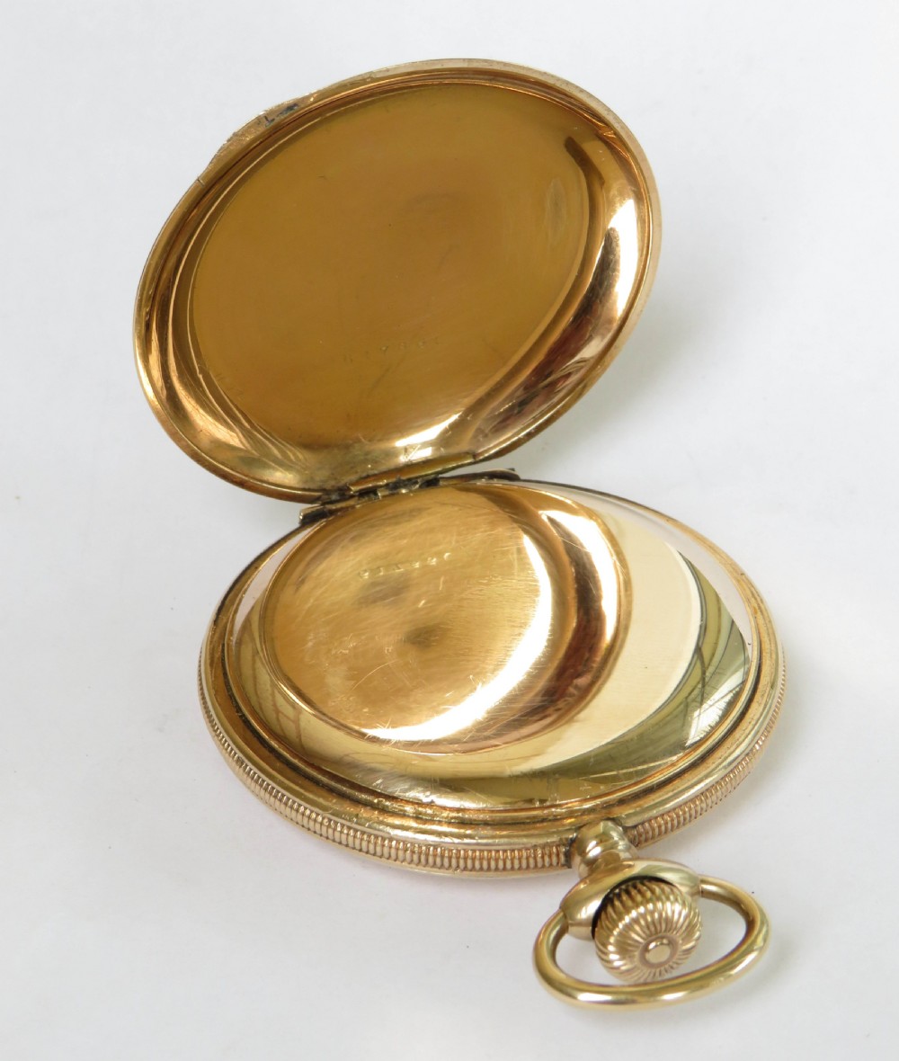 Antique United States Watch Co hunter pocket watch View V