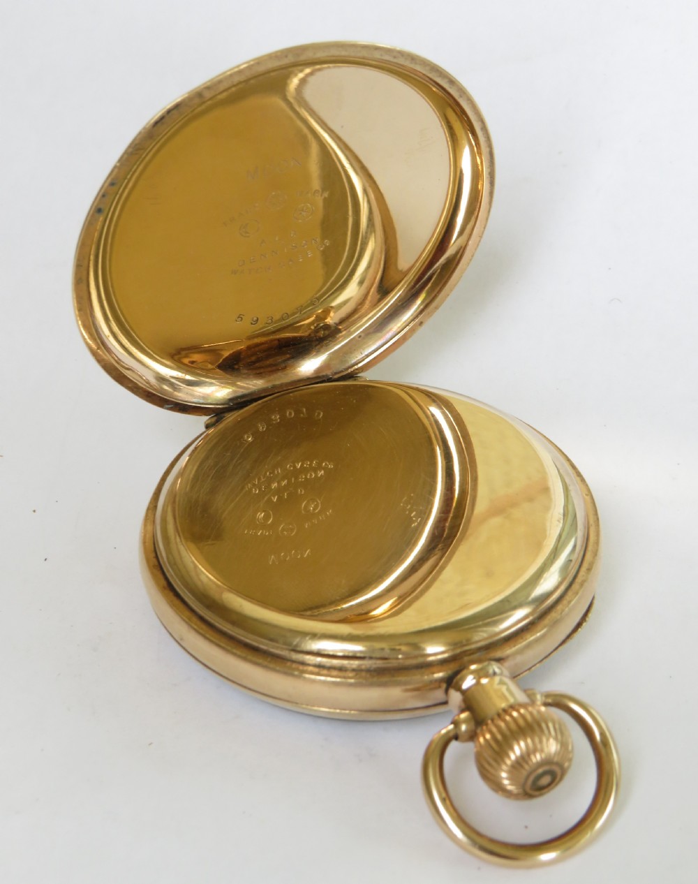Antique Waltham Traveler pocket watch, 1917 View IV