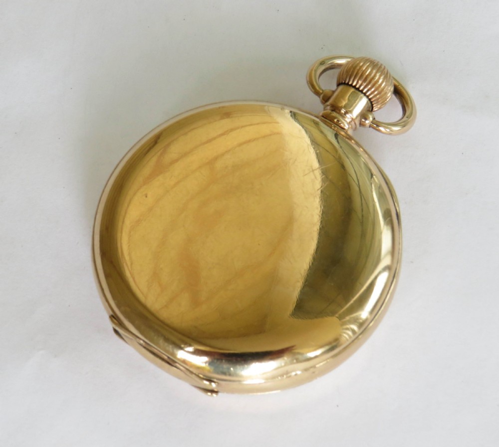 Antique Waltham Traveler pocket watch, 1917 View V