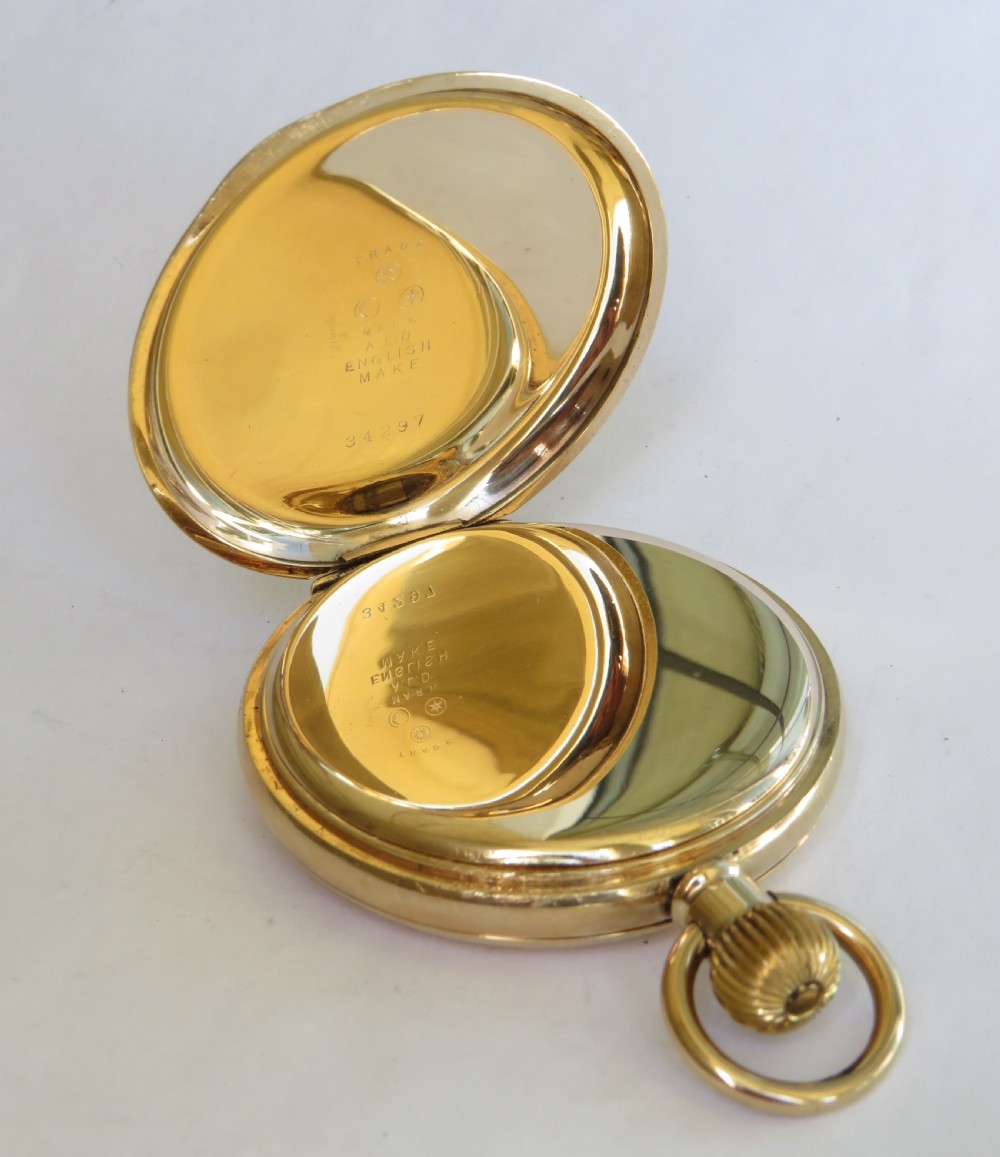 Waltham Traveler full hunter pocket watch, 1902 View III
