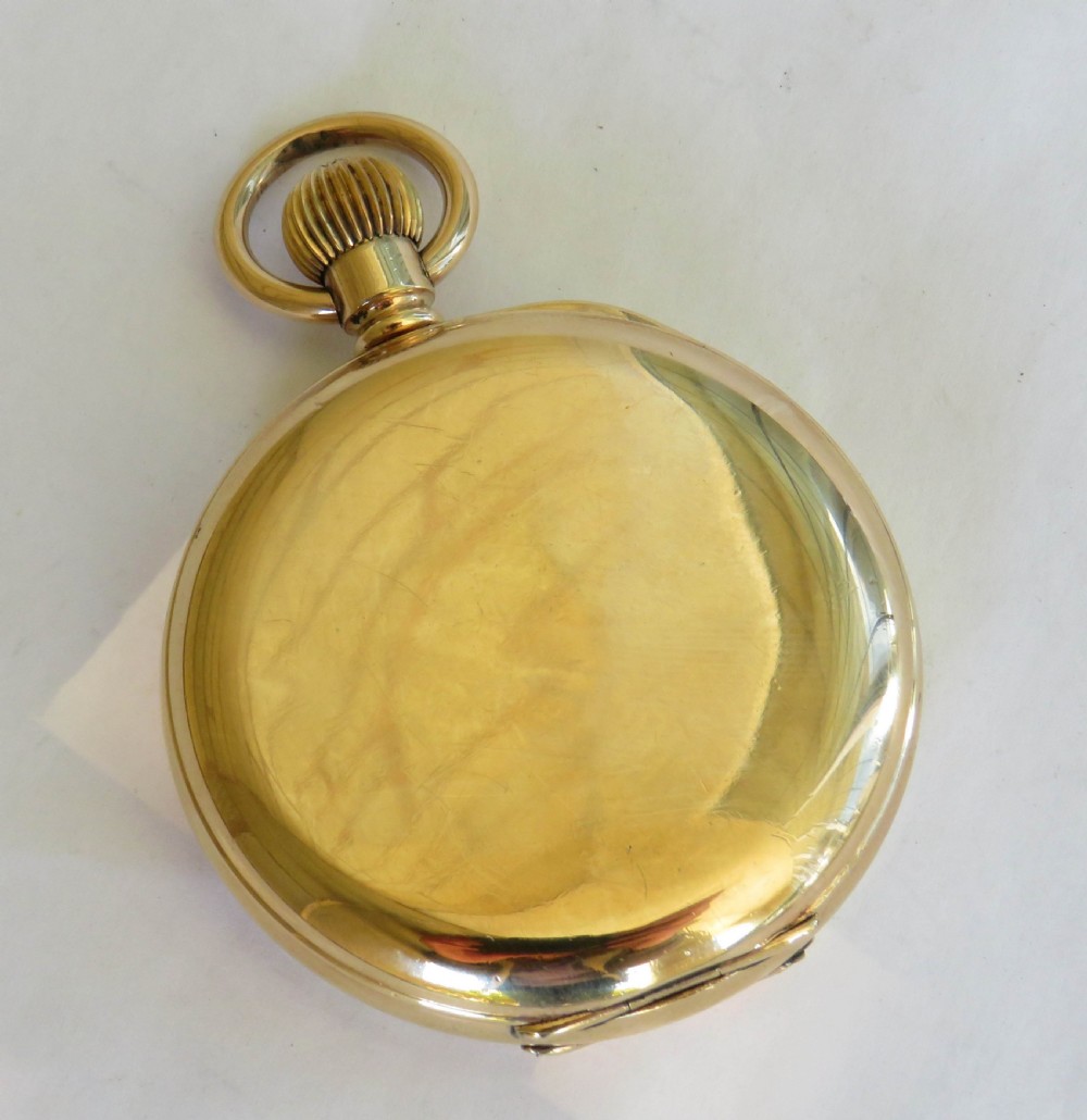 Waltham Traveler full hunter pocket watch, 1902 View V