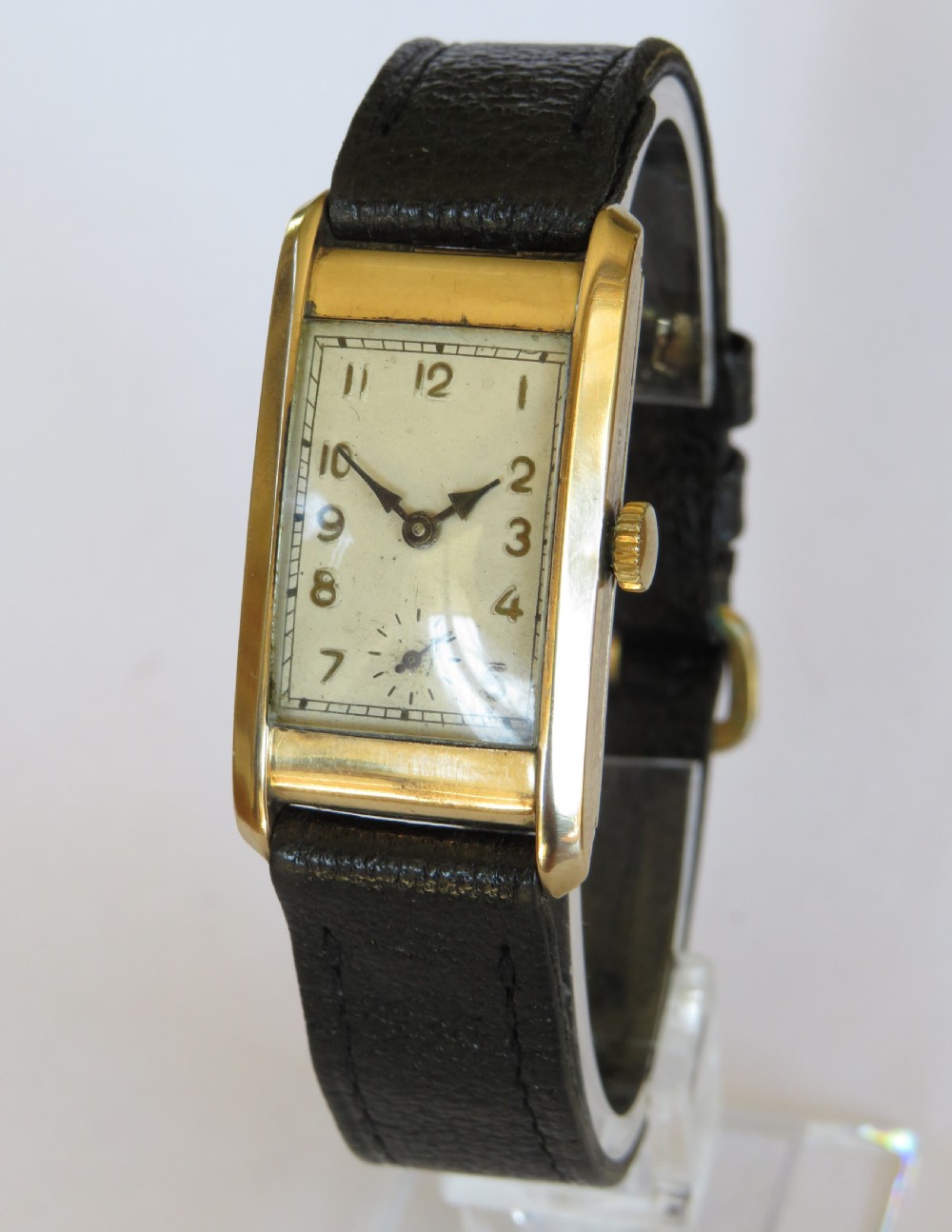 9ct gold Laco wrist watch, 1935 View II