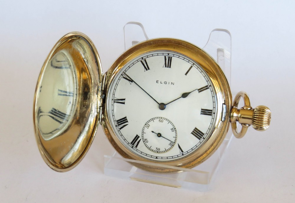 1922 Elgin full hunter pocket watch