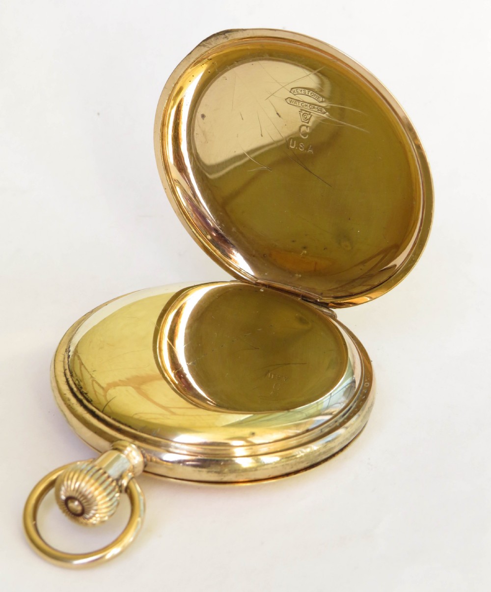 1922 Elgin full hunter pocket watch View II