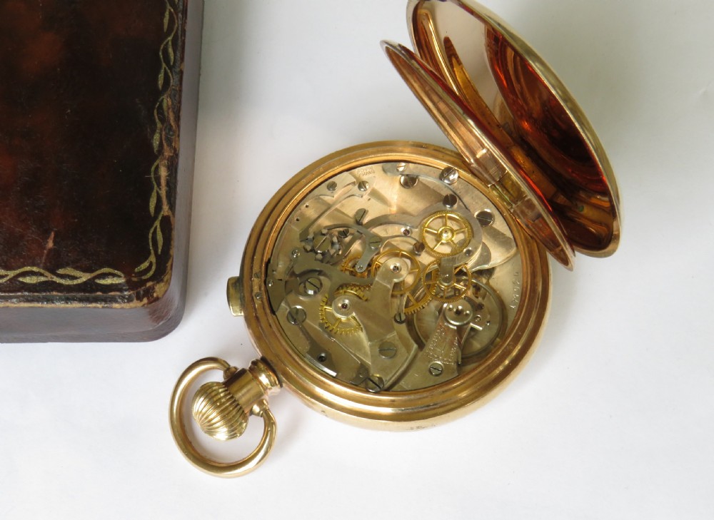1920s Lemania chronograph pocket watch View III