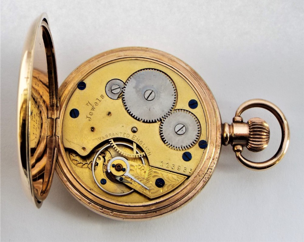 1920s Coventry Lever stem winding pocket watch. View V
