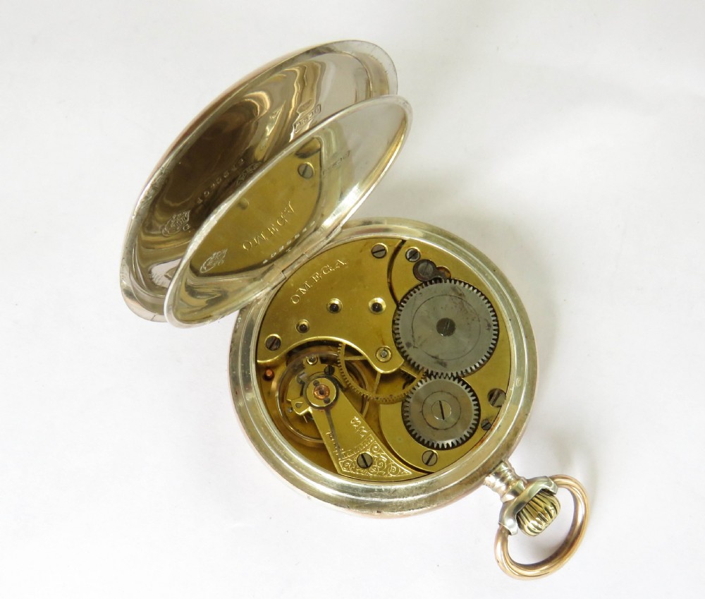 Antique Omega pocket watch View III