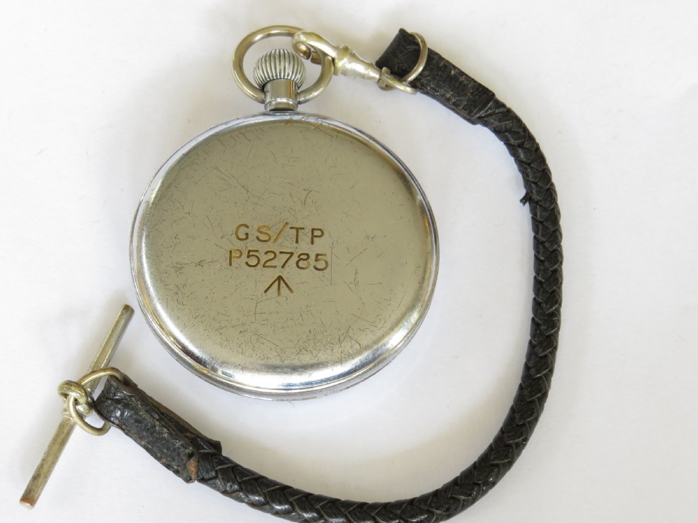 WW2 Helvetia military pocket watch View III