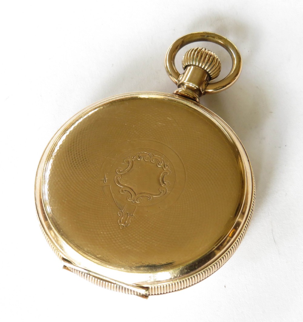 Antique Vertex full hunter pocket watch View V