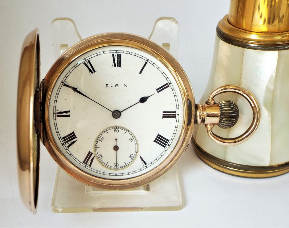 1921 Elgin full hunter pocket watch.