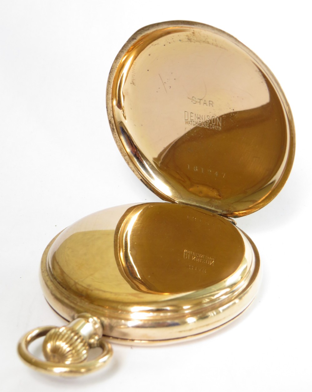 Waltham full hunter pocket watch, 1924 View II