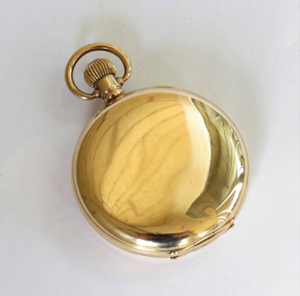Waltham full hunter pocket watch, 1924 View V