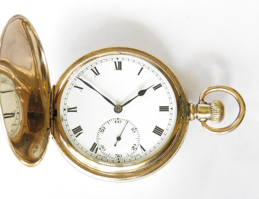 Antique Syren full hunter pocket watch View II