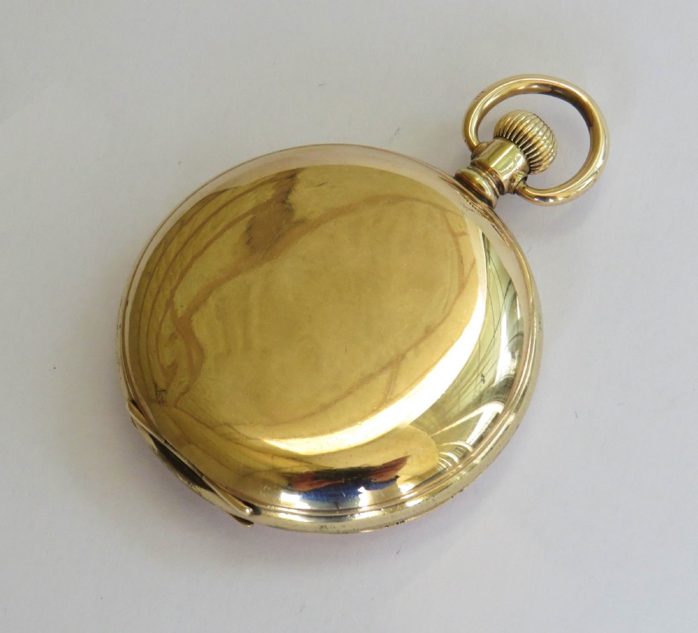 Antique Syren full hunter pocket watch View V