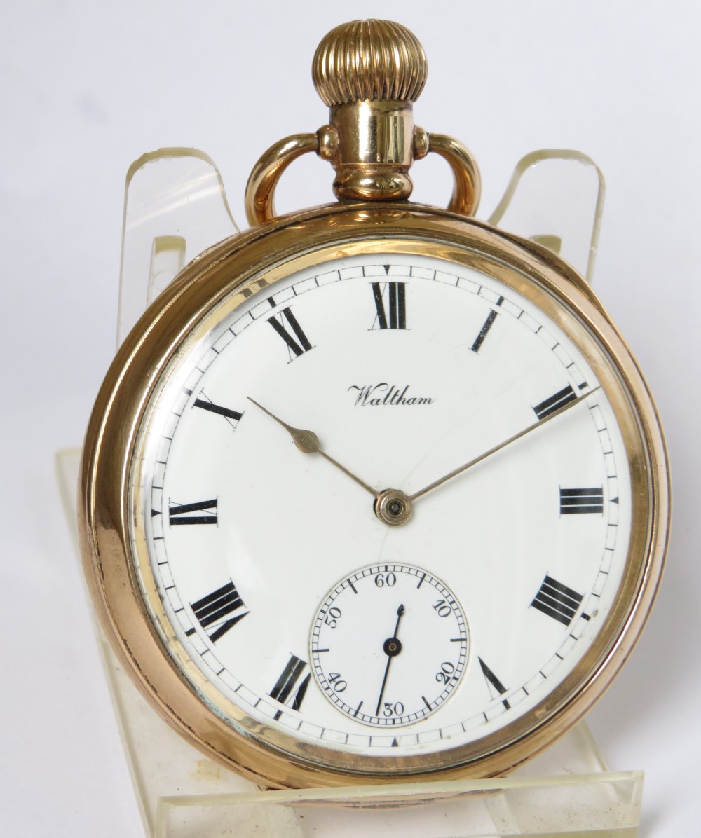 Antique Waltham pocket watch, 1927 View II