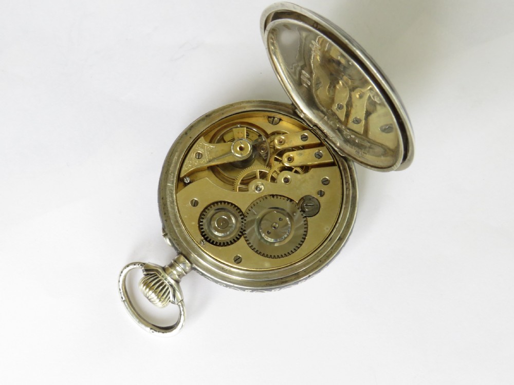 Antique niello ware Swiss pocket watch View IV