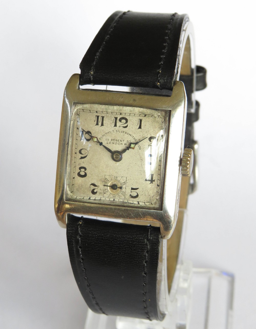 Gents 1931 silver watch, Goldsmiths & Silversmiths 
