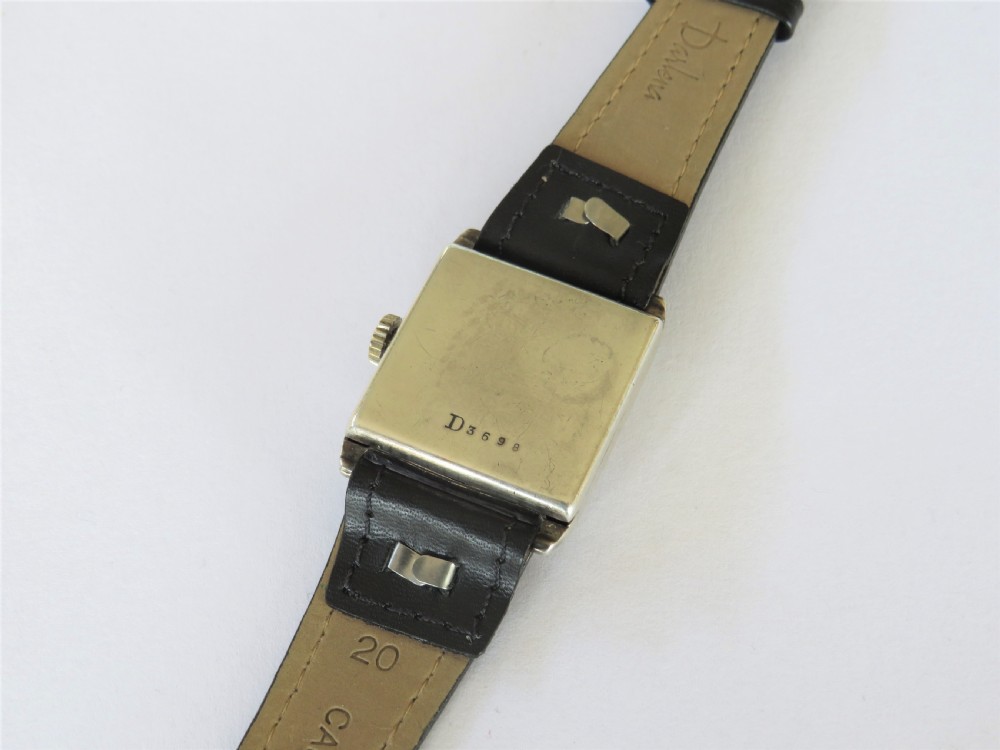 Gents 1931 silver watch, Goldsmiths & Silversmiths  View IV