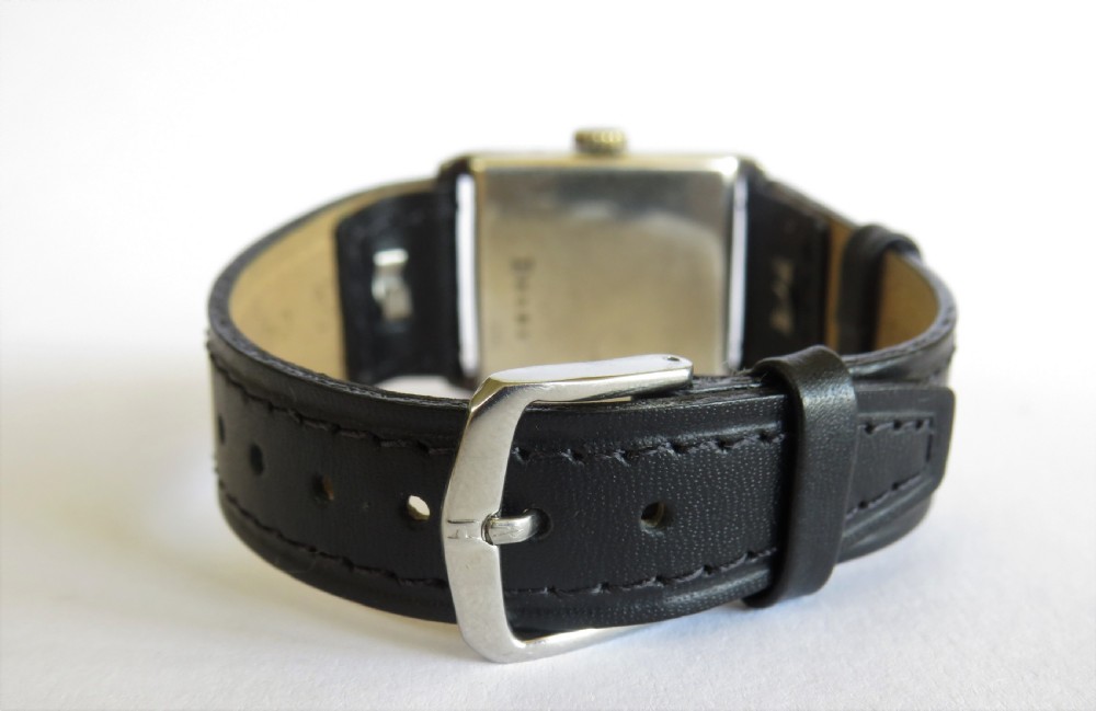 Gents 1931 silver watch, Goldsmiths & Silversmiths  View V