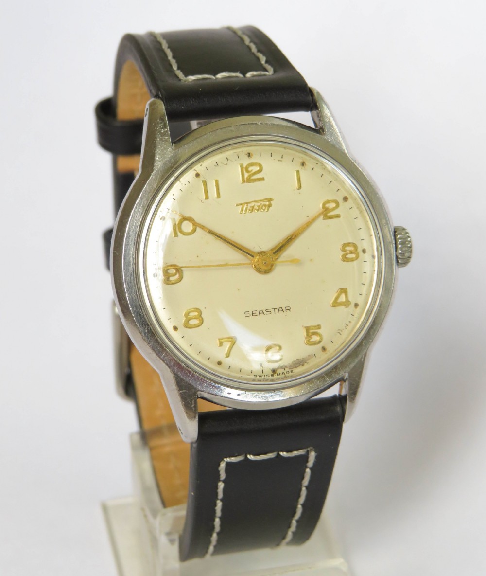 Gents Tissot Seastar wrist watch, 1953 View II