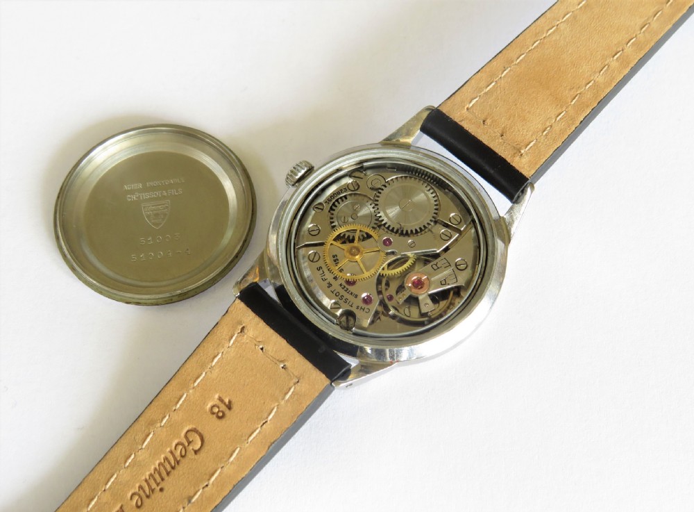 Gents Tissot Seastar wrist watch, 1953 View III
