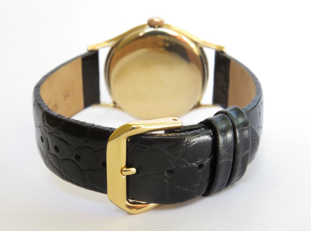 Gents 9ct gold Bentima wrist watch, 1960 View IV