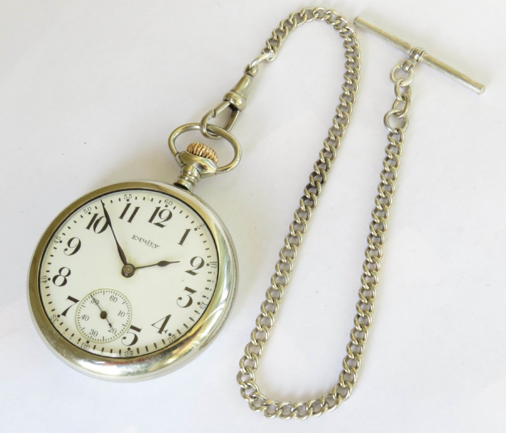 Antique Equity Watch Co pocket watch View II