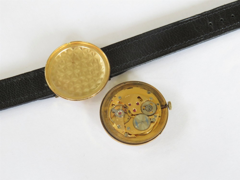 Gents 9ct gold Rotary watch, 1969 View III
