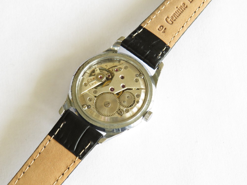 Gents 1950s triple date wrist watch View III