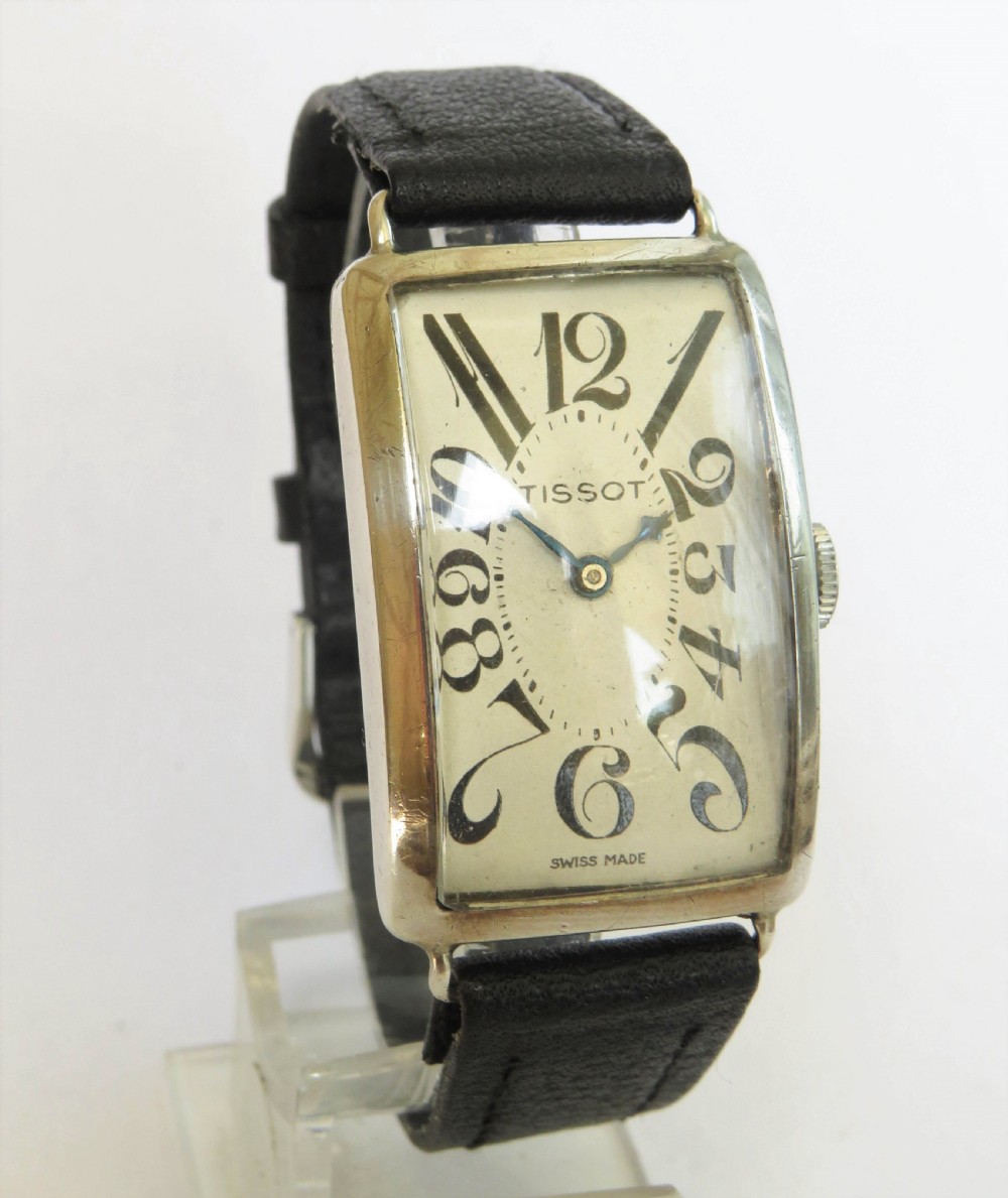 Silver Art Deco wrist watch, 1918 View II