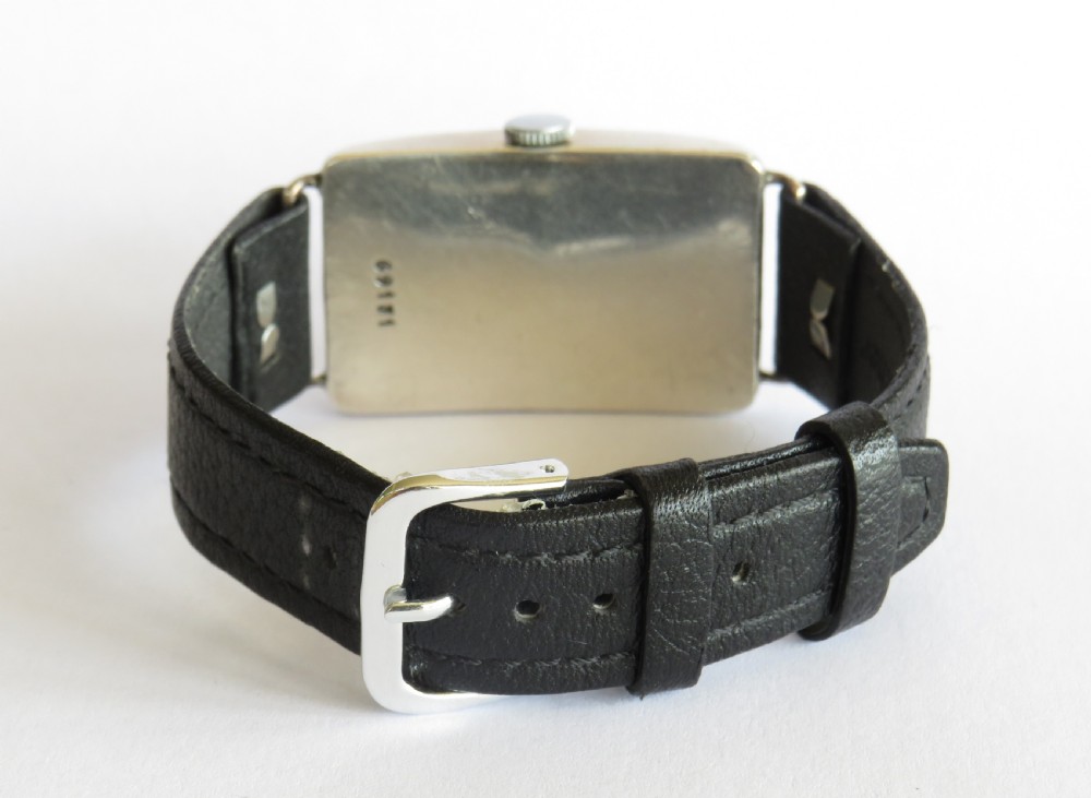 Silver Art Deco wrist watch, 1918 View IV