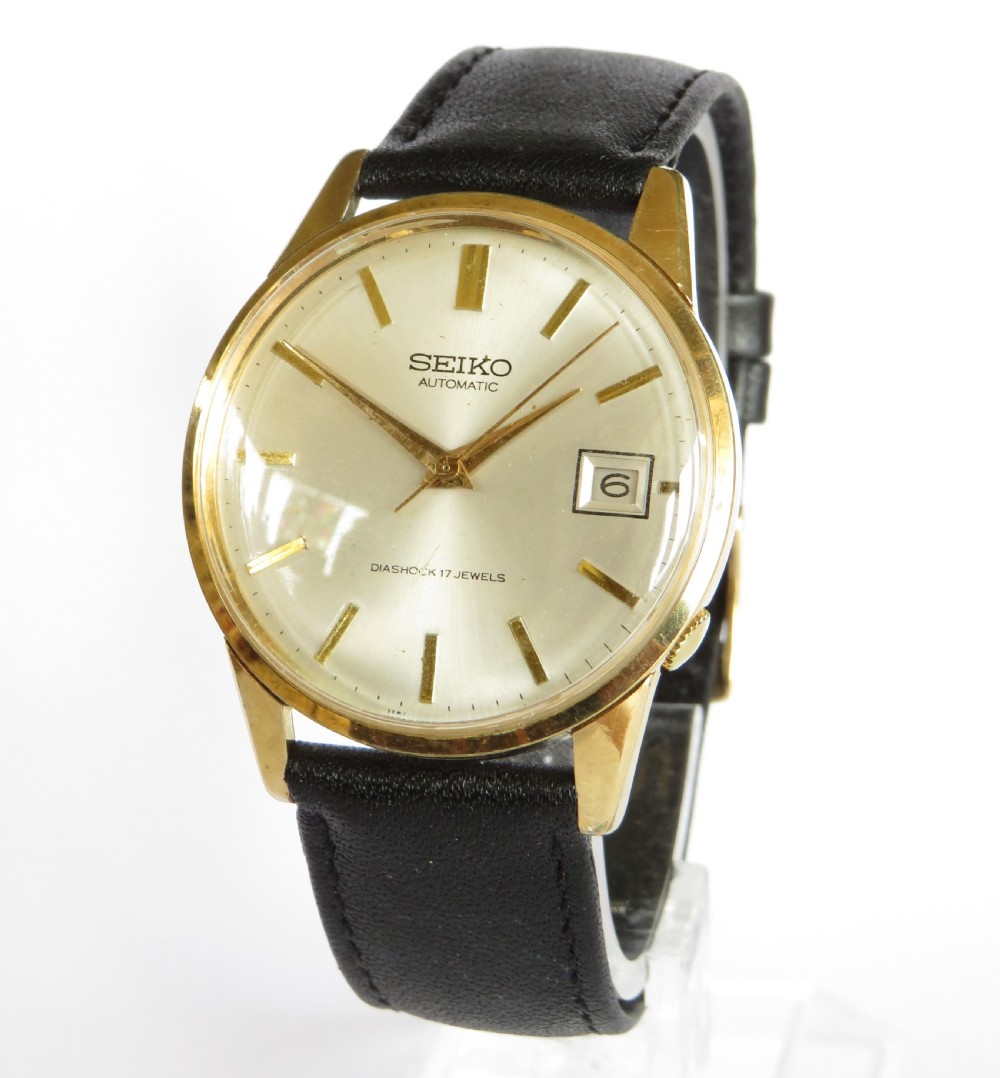 Gents large Seiko wrist watch, 1965