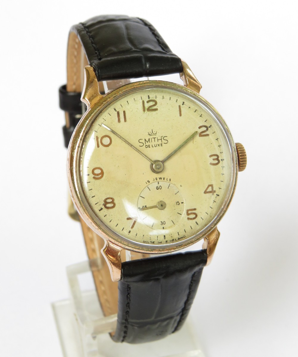 Gents 1940s Smiths De Luxe wrist watch View II