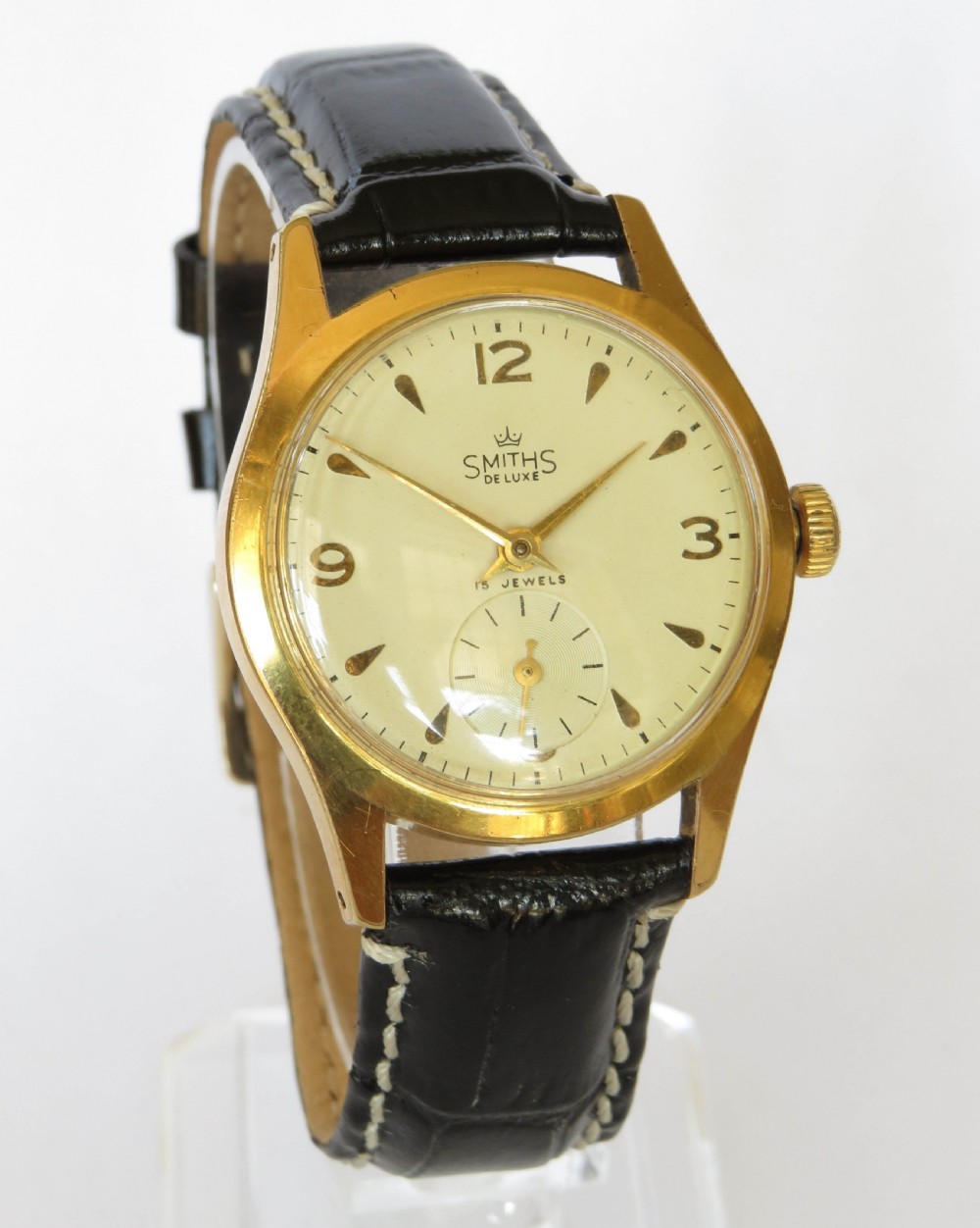 Gents Smiths De Luxe wrist watch, c1960 View II