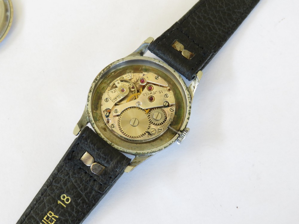 Gents 1940s Nivrel wrist watch by Marvin View III