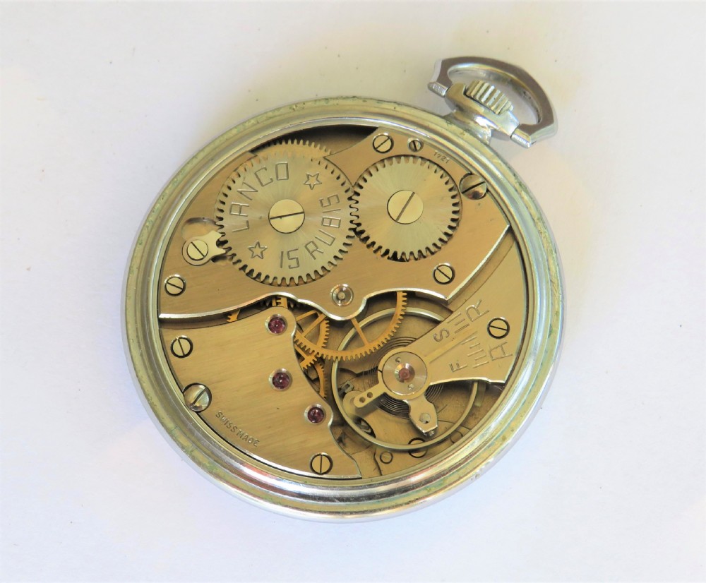 1940s Lanco pocket watch View III