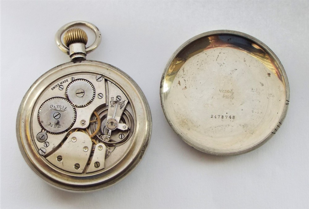 Large 1920s Limit No 2 pocket watch. View III