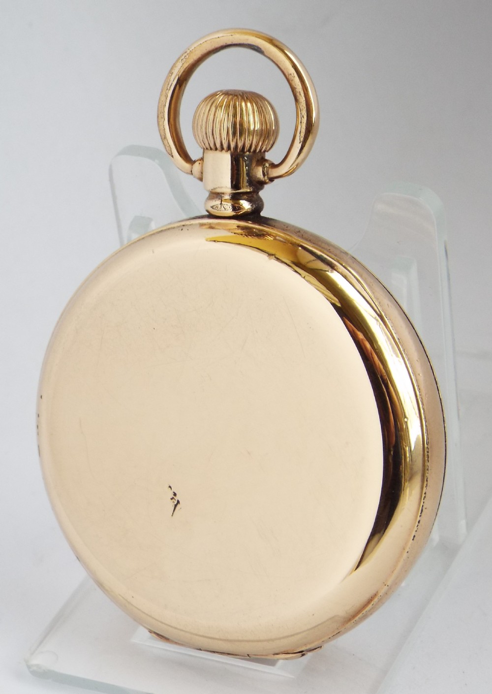 1930s Swiss gold filled pocket watch.  View II