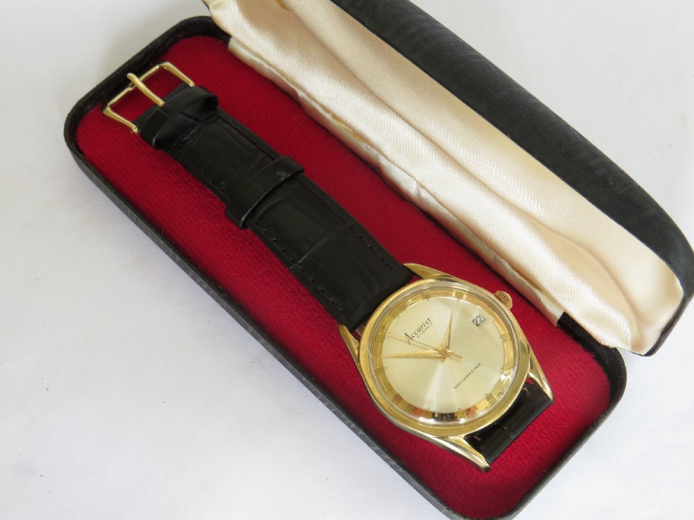 Gents 1960s Accurist wrist watch View II