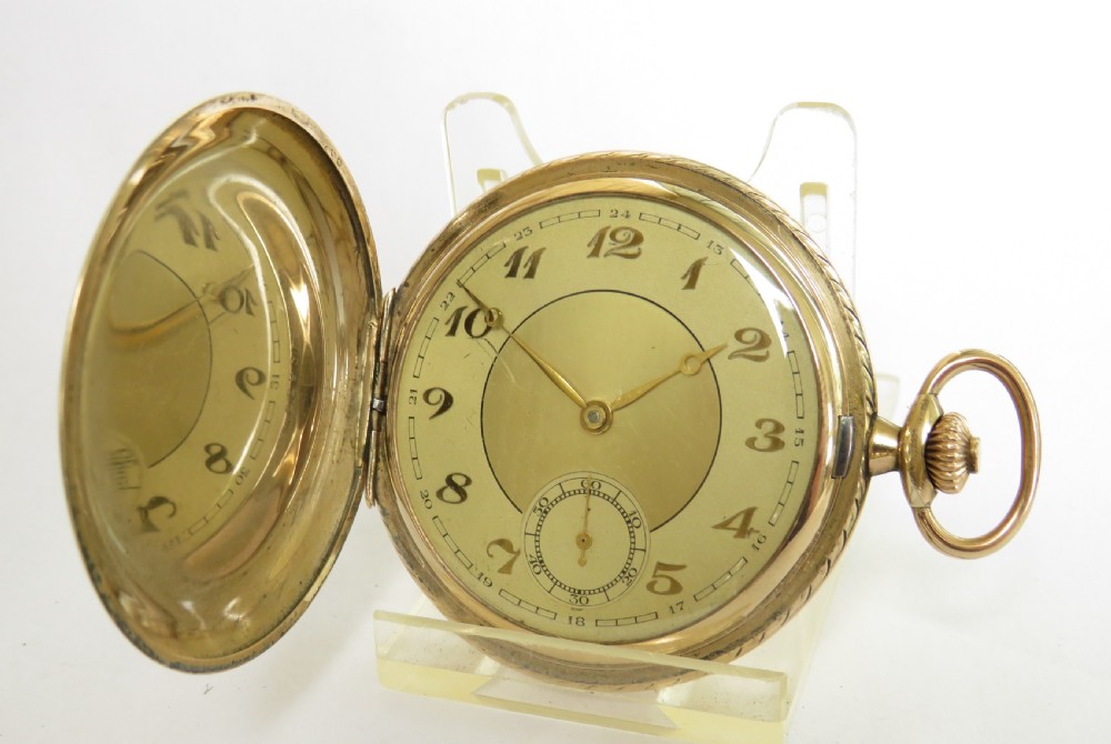 1930s full hunter pocket watch