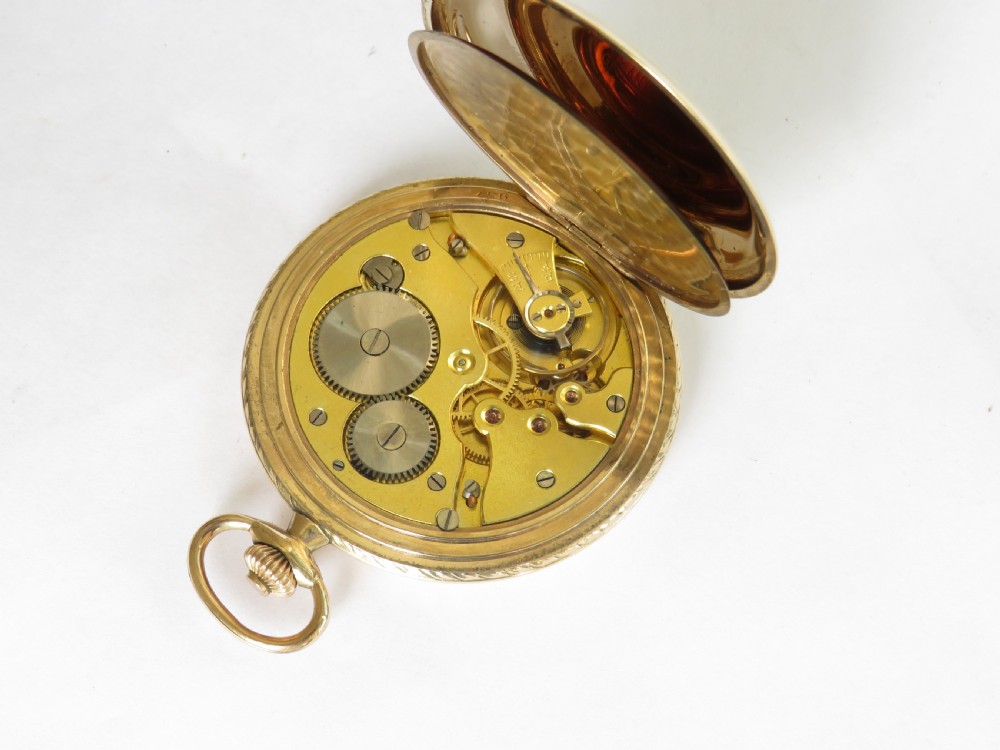1930s full hunter pocket watch View III